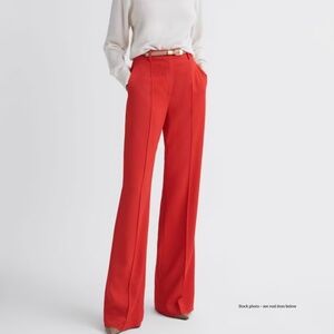 Reiss Cara Mid-Leg Trouser Coral – Size UK 10 / US 6 – NWT
